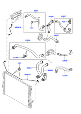 Radiator Hose Pipe LR006135 For LAND ROVER FREELANDER L359 LR2 Tag-H-312